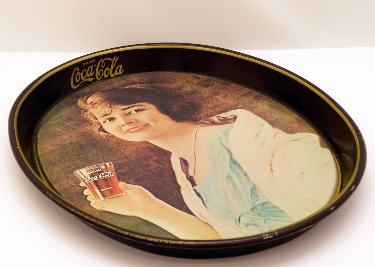  Vintage Coca * Cola made of metal tray 