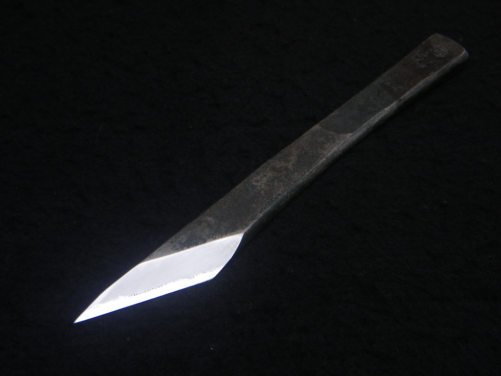 左 青 切出 小刀 日本製 Japan bluesteel knife - 3