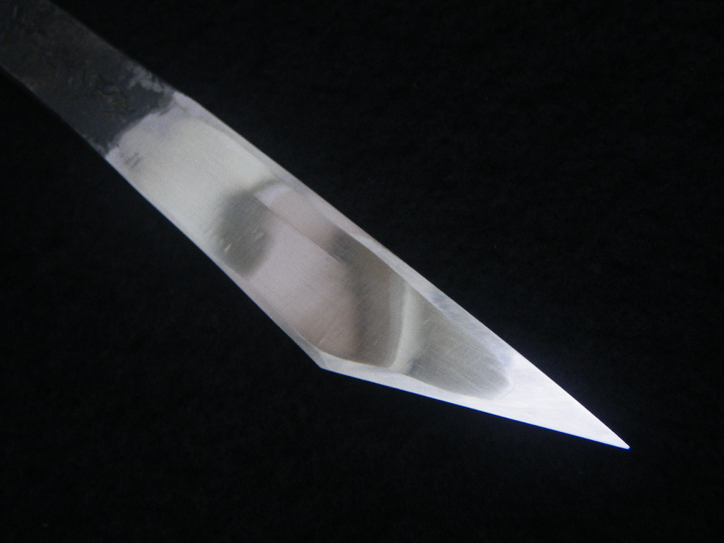 左　青　切出　小刀　日本製　Japan　bluesteel　knife_画像10