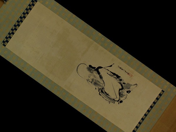 /狩野晴川院/福禄寿/宝珠図/絹表装/布袋屋掛軸HE-172 真作】狩野常信【福禄寿】◇紙本◇合箱◇掛軸 w02129 (Yahoo