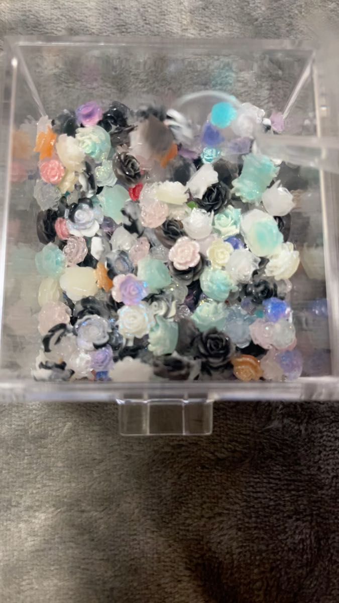 薔薇 ネイルパーツ すくい