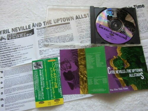 国内盤帯付 / Cyril Neville & The Uptown Allstars / The Fire This Time / 国内盤のみの「Living In Fear」収録 / BN002 / 1994_画像3