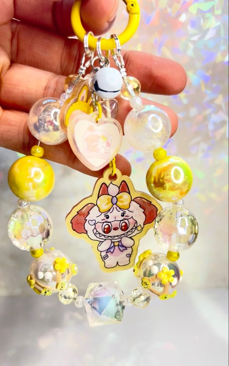 ラブブとスフレのコラボ キーホルダー☆ストラップ popmart mikko