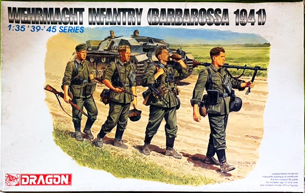 DRAGON ハセガワ hasegawa 1/35 WEHRMACHT INFANTRY BARBAROSSA 1941_画像1