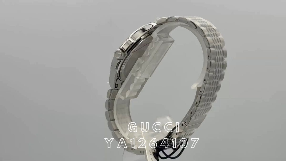 新品 未使用品 グッチ GUCCI YA1264107 Gタイムレス 腕時計 ブラウン文字盤 シルバーベルト