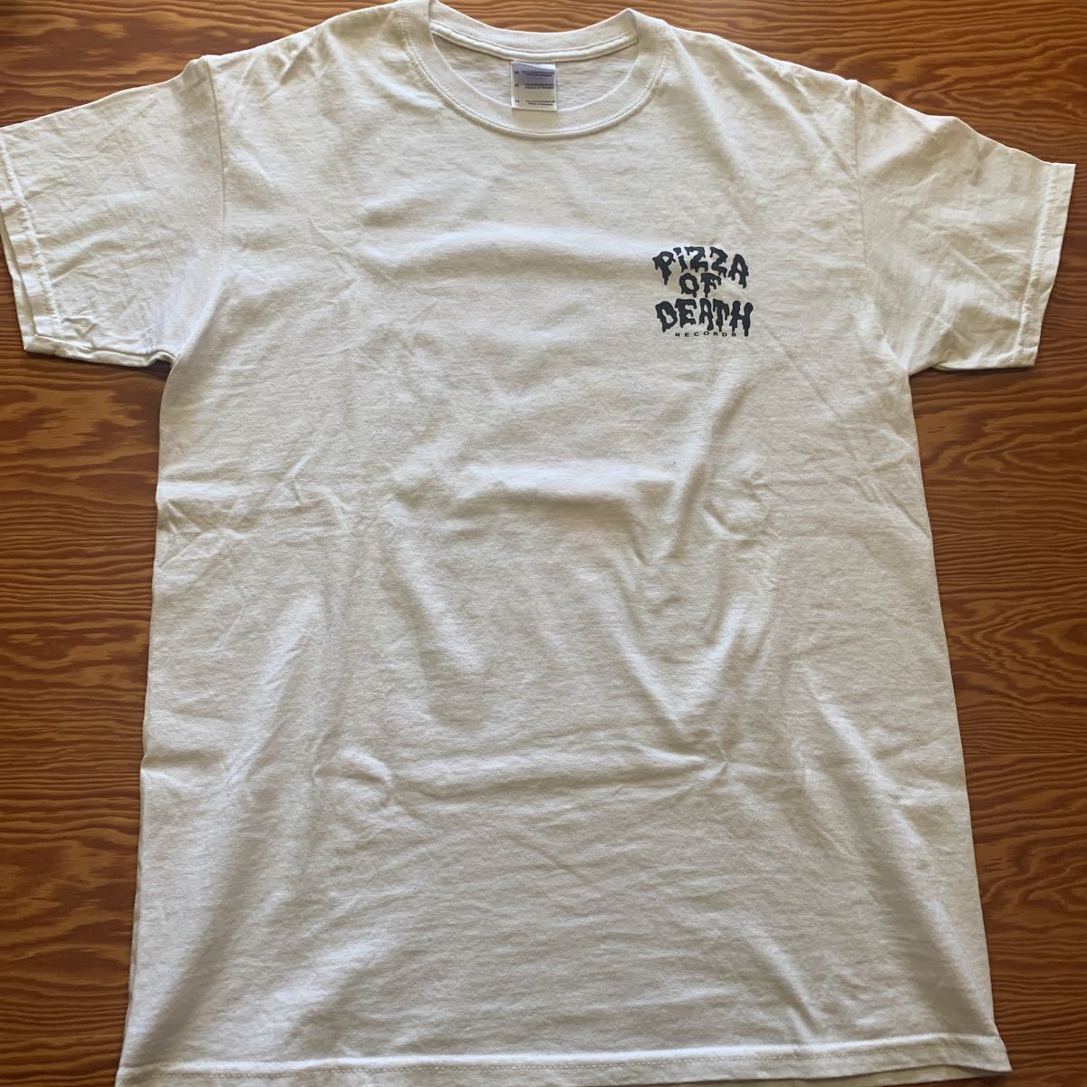 送料無料！新品未使用品！KEN YOKOYAMA バンドTシャツ　メンズMサイズ　カラーホワイト　Pizza of Death