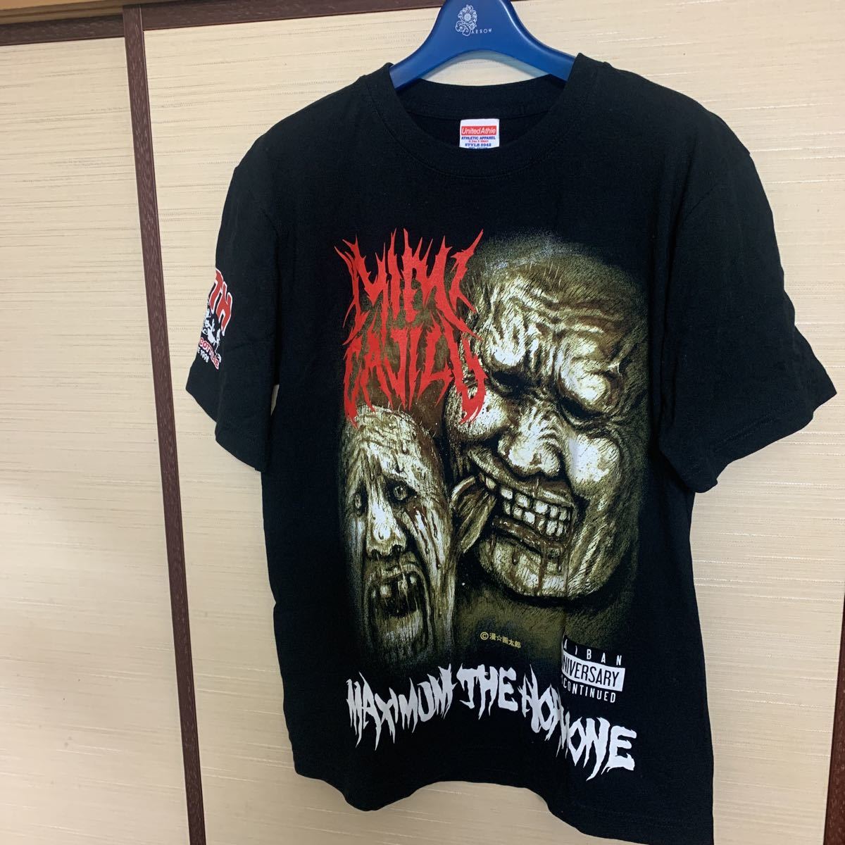 送料無料！新品未使用品！マキシマムザホルモン　耳噛じる　バンドTシャツ　メンズMサイズ　MAXIMUM THE HORMONE