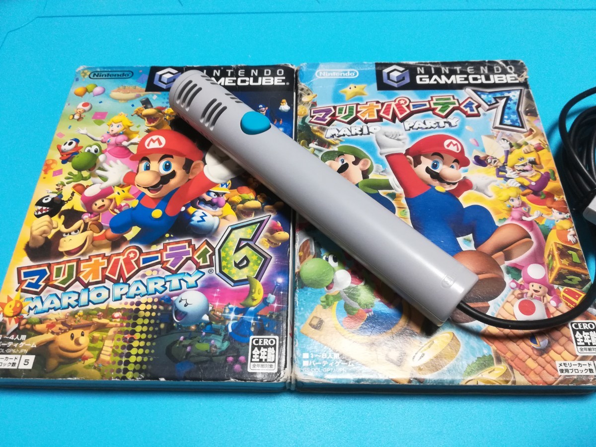 Paypayフリマ ゲームキューブ Wii 両対応 マリオパーティ6 マリオパーティ7マイク付き