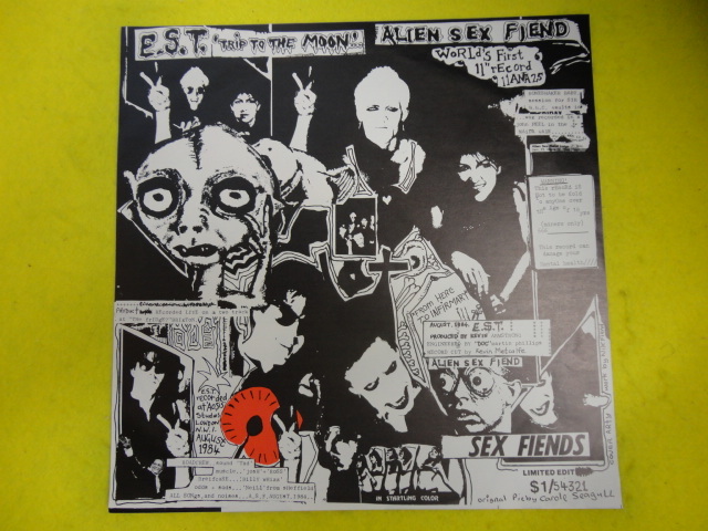 Alien Sex Fiend - E.S.T. (Trip To The Moon) オリジナル原盤 10 レア Goth Rock Bone Shaker Baby / I Am A Product 収録 視聴の画像2