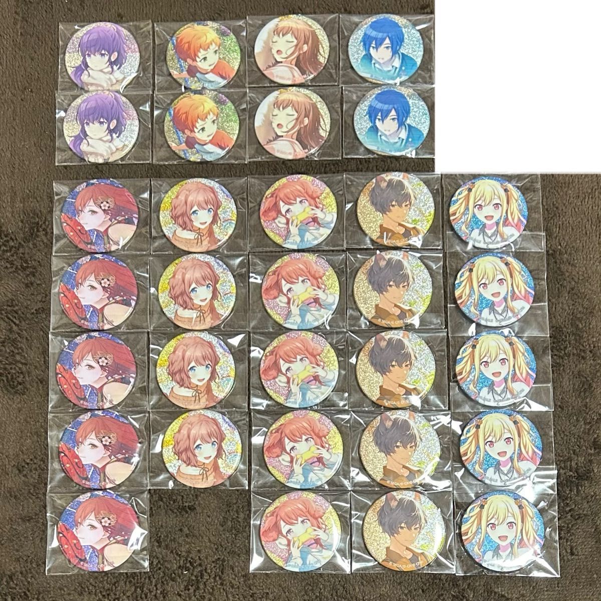 プロセカ プロジェクトセカイ グリッター缶バッジ グリ缶