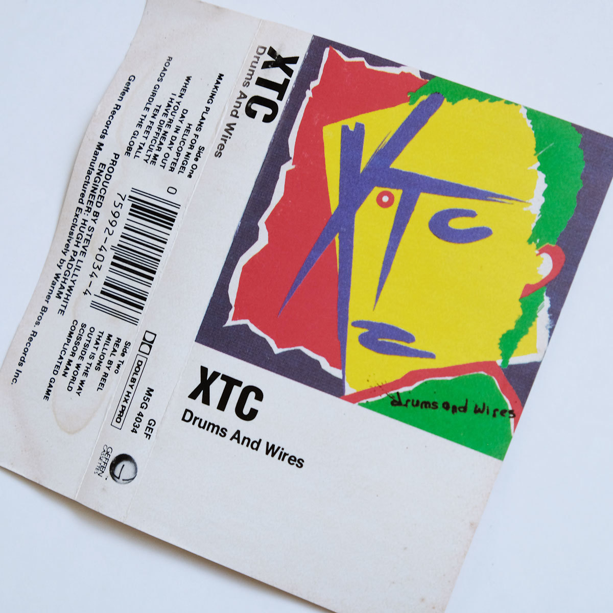 《US版カセットテープ》XTC●Drums and Wires●ドラムス アンド ワイアーズ_画像7