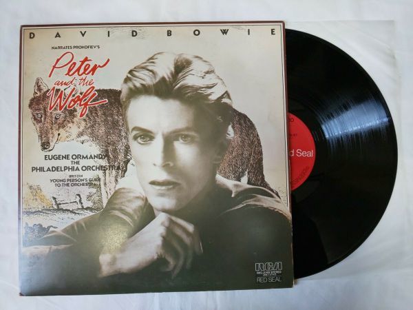 David Bowie Narrates Prokofiev Peter And The Wolf Peter .. domestic record record 1978 RVC-2193