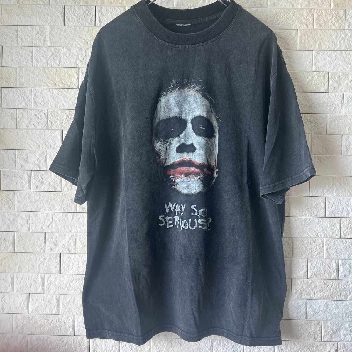 ダークナイト ヴィンテージ加工オーバーサイズTシャツ ジョーカー tシャツ オーバーサイズtシャツ USED Tシャツ XL