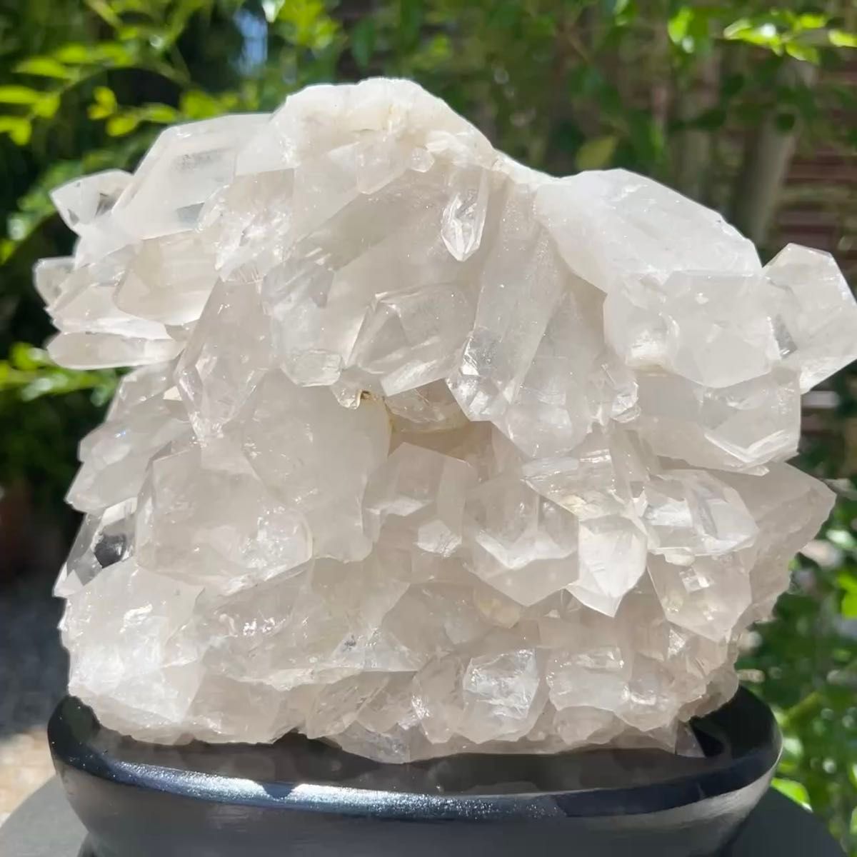 ☆極上別格品!!☆抜群の存在感!!☆レインボーキラキラ☆超美麗 高透明度 レインボー 水晶クラスター 天然石 原石 開運