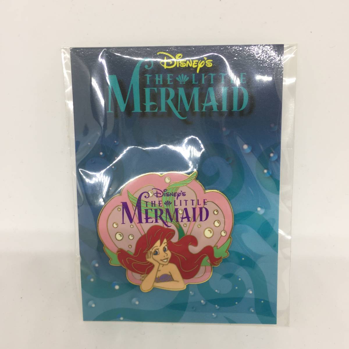 ♪ ディズニー ピンバッジ リトルマーメイド アリエル ピンク Little Mermaid Ariel Lying Down 2001年 5000個 新品 Mickey & Pals shop
