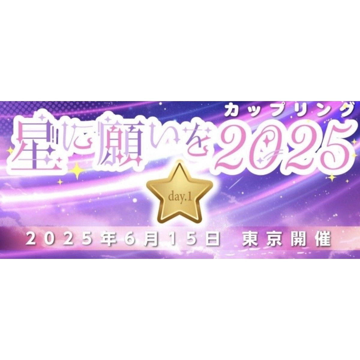 6月15日 星に願いを Day 1 サーチケ サークルチケット 赤ブー 6/15(日) 星に願いを day1 サークルチケット 東京ビッグサイト