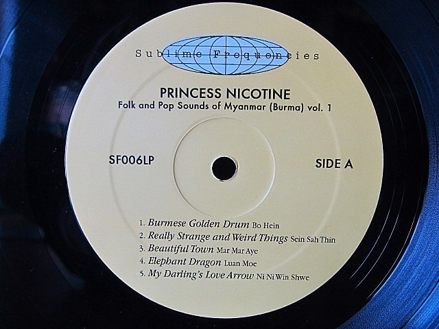 V.A.★PRINCESS NICOTINE Falk and Pop Sounds of Myanmer(Burma) vol.1 SF006LP★200504t4-rcd-12-otレコードミャンマーサイケ_画像3