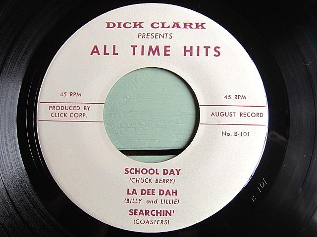 V.A.★DICK CLARK ALL-TIME HITS★200521t4-rcd-7-rkレコード7インチEPロック57年50'sDJ the coasters chuck berry johnny and joe_画像4