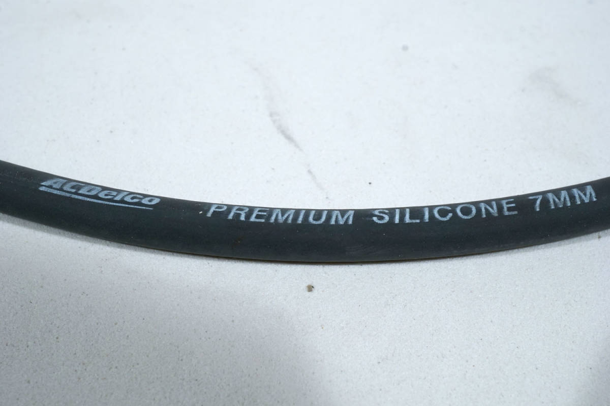 中古 GM純正 シボレー GMC V8用 ACDelco PREMIUM SILICONE 7MM プラグコード 7本 スペア、交換用に　[VK677]_画像4