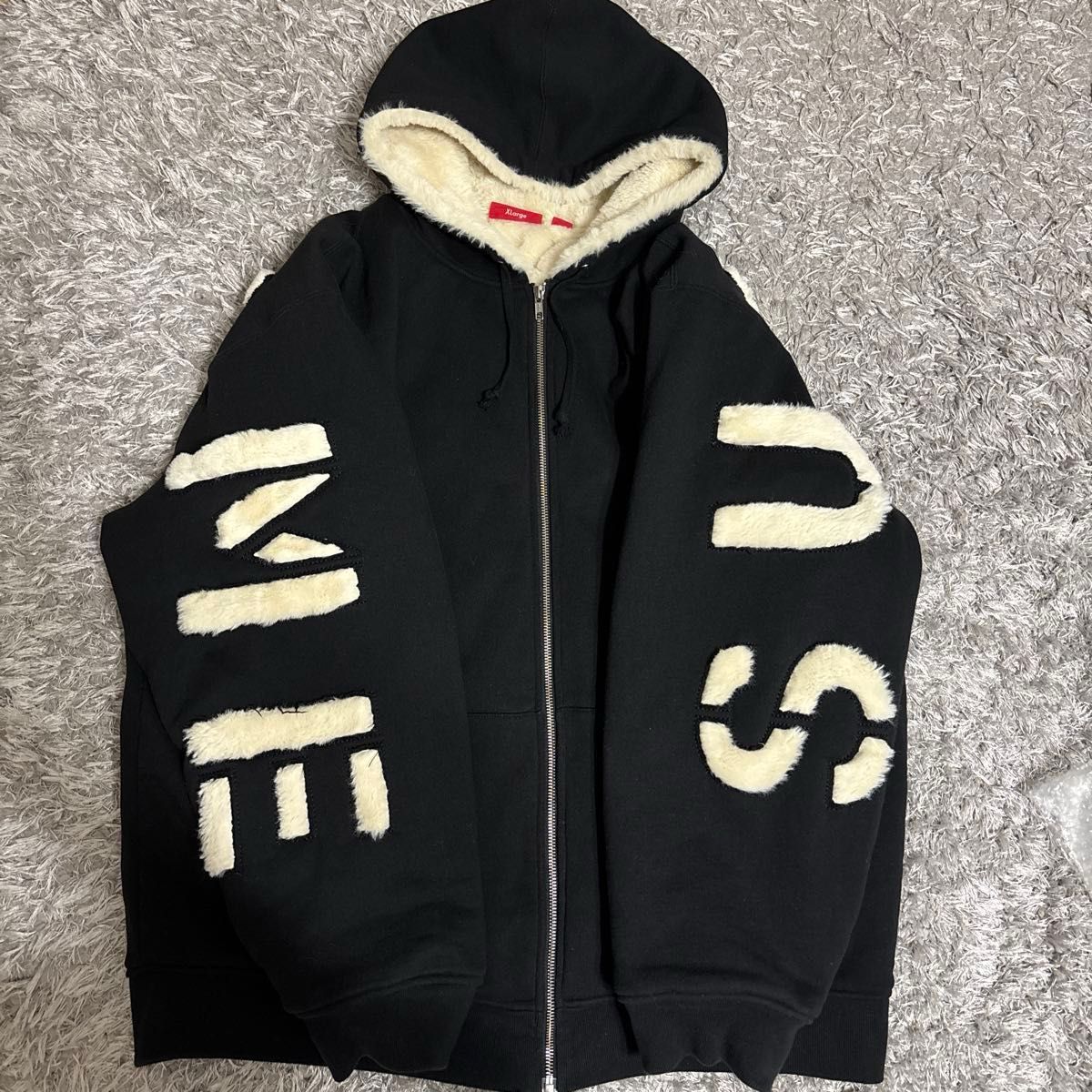 Supreme Faux Fur Lined Zip Up Hooded Sweatshirt|Yahoo Supreme Faux Fur Lined Zip Up Hooded Sweatshirt|Yahoo