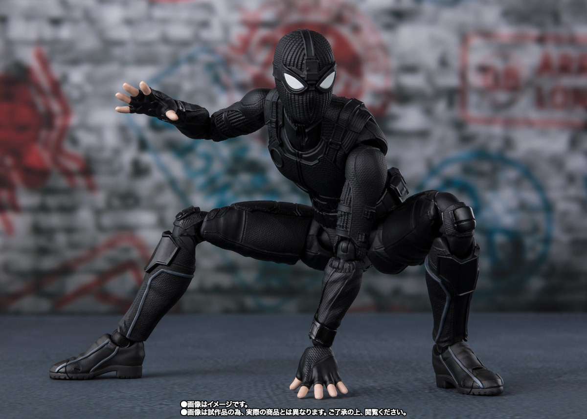 輸送箱未開封 S.H.Figuarts スパイダーマン ステルス・スーツ スパイダーマン：ファー・フロム・ホーム プレバン 魂ウェブ商店 バンダイ_メーカー見本