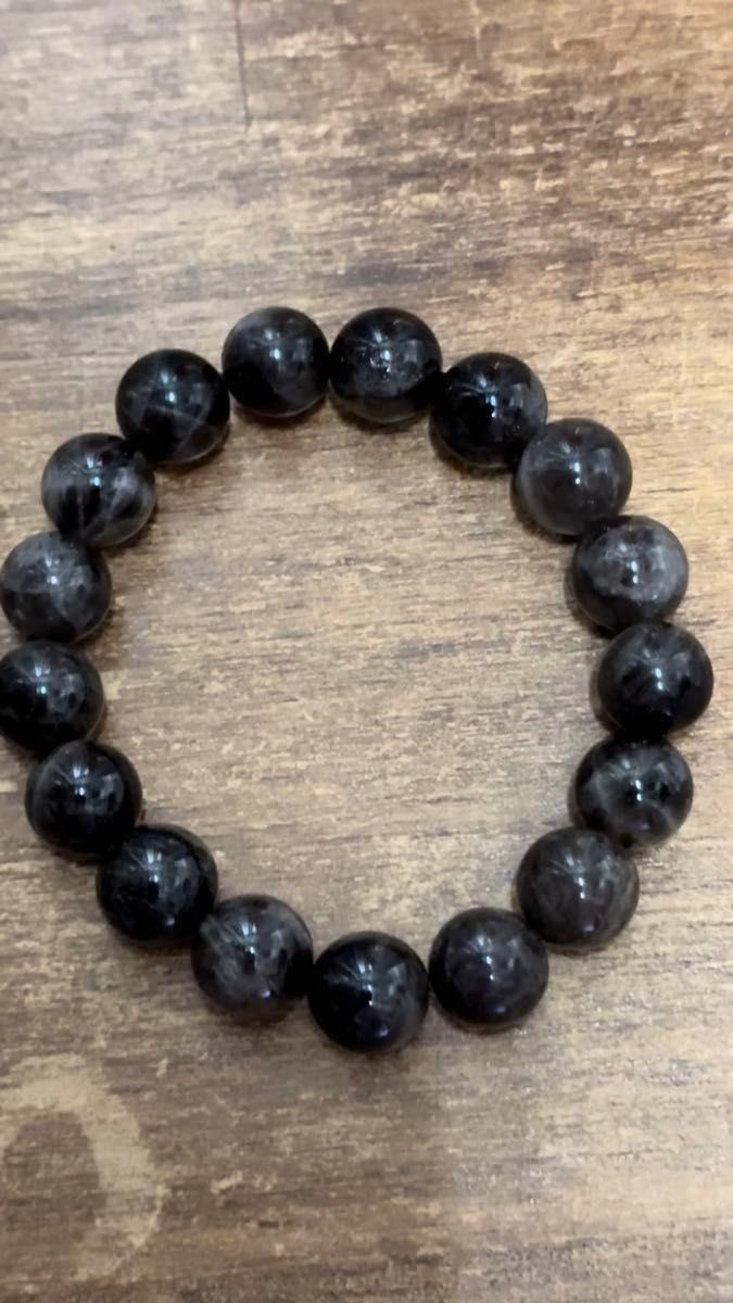 天然モリオン ブレスレット 黒水晶 天然石、超美品 新品未使用