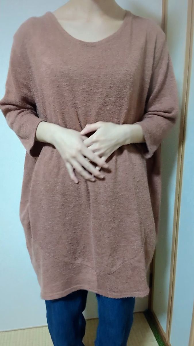 soulberry 七分袖トップス ブラウン