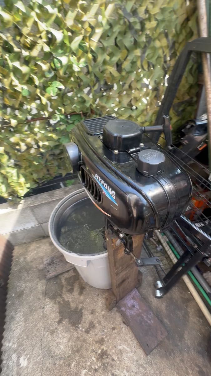 中華2馬力船外機2サイクル水冷エンジン絶好調