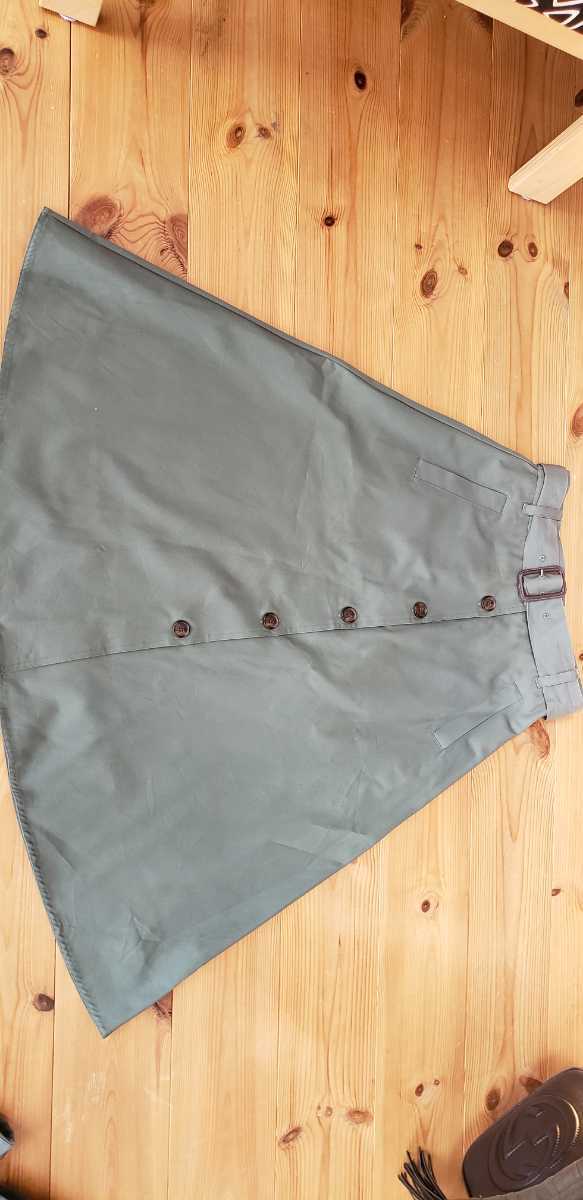 GAP belt skirt khaki 00 size S about new goods 