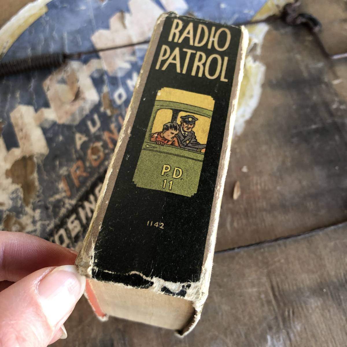 即決 1930s Radio Patrol ビンテージ ビッグリトルブック オールドコミック ポリス パトカー アンティーク 本 USA_画像2