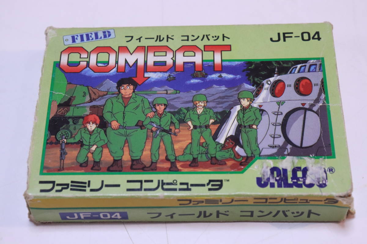 レトロ!! 初代 ファミコン用 ゲームカセット FIELD COMBAT JF-04 箱入り 取扱説明書付き フィールドコンバット■（A9538)の画像2