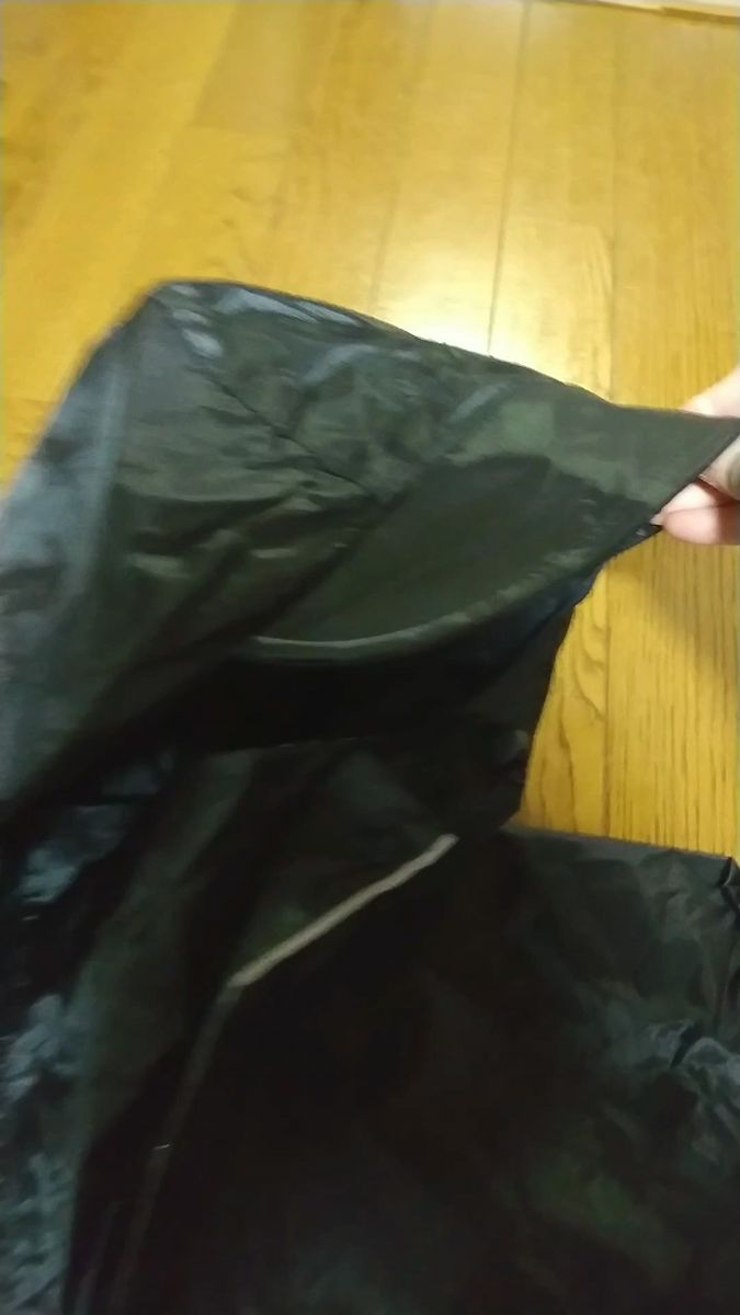 レインポンチョ BLACK 2XL メンズ