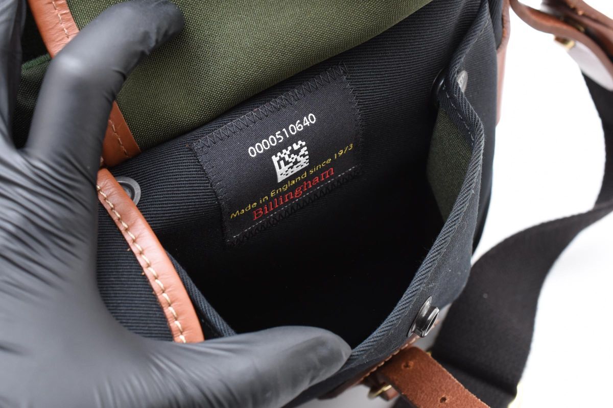 ★新品級★ ビリンガム Billingham Hadley Small Pro ブラックキャンバス x タンレザー ハドレースモールプロ★完動品★ #92P53A505130