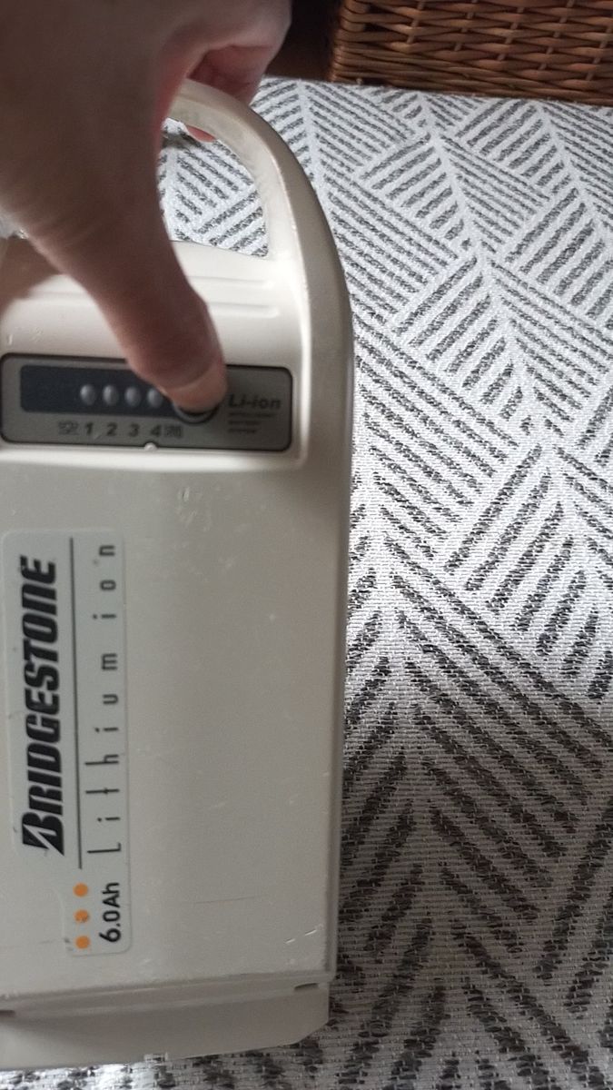 BRIDGESTONE 電動自転車用バッテリー 6.0Ah充電器付き