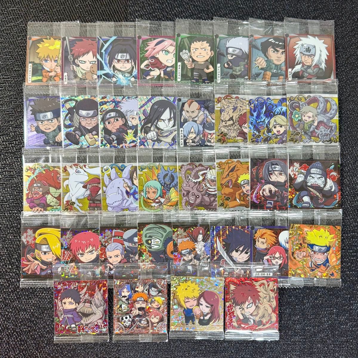 ナルト NARUTO ウエハース シール フルコンプリート 36種セット P NARUTOナルト忍界シールウエハース全36種コンプセット|Yahoo