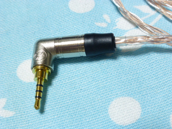 切り込み入 MMCX PureOCC + 6N純銀撚り線 八芯 ブレイド 編み込み 2.5
