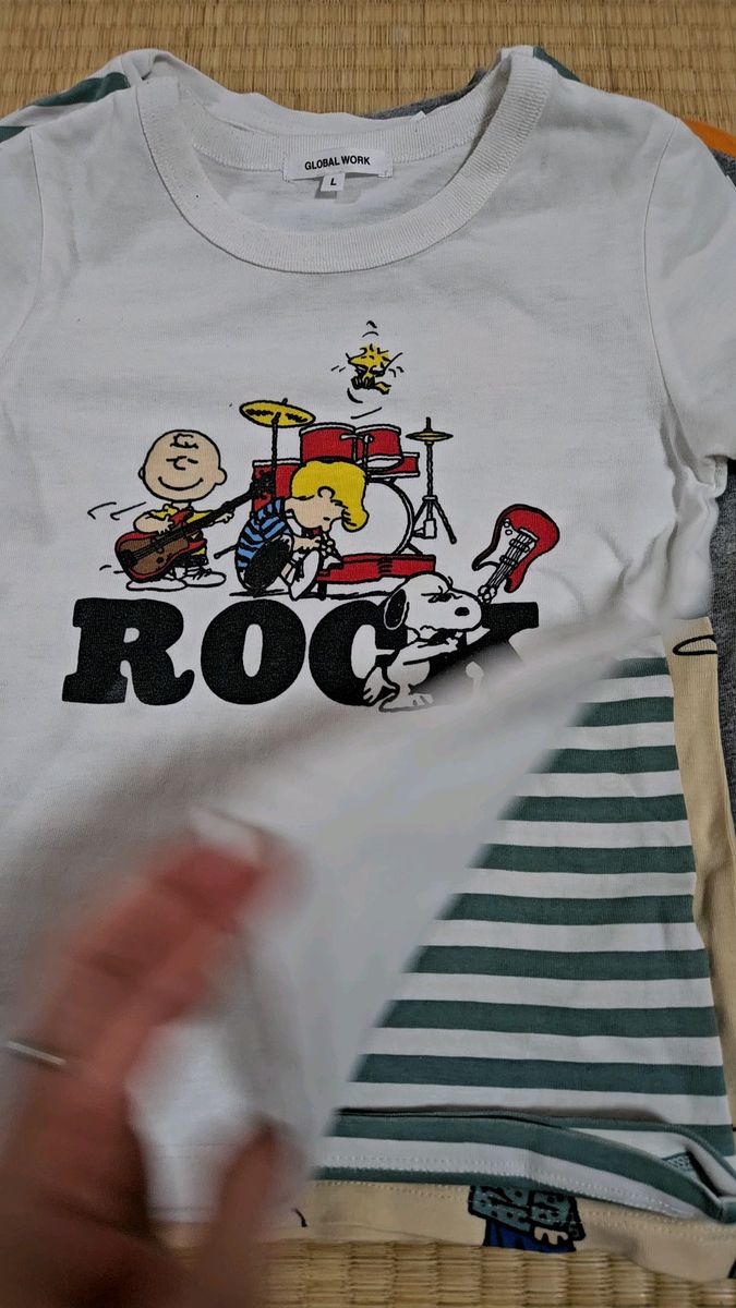 120サイズ スヌーピー Tシャツ 7枚セット まとめ売り 夏服 半袖 ユニクロ エイチアンドエム グローバルワーク 他