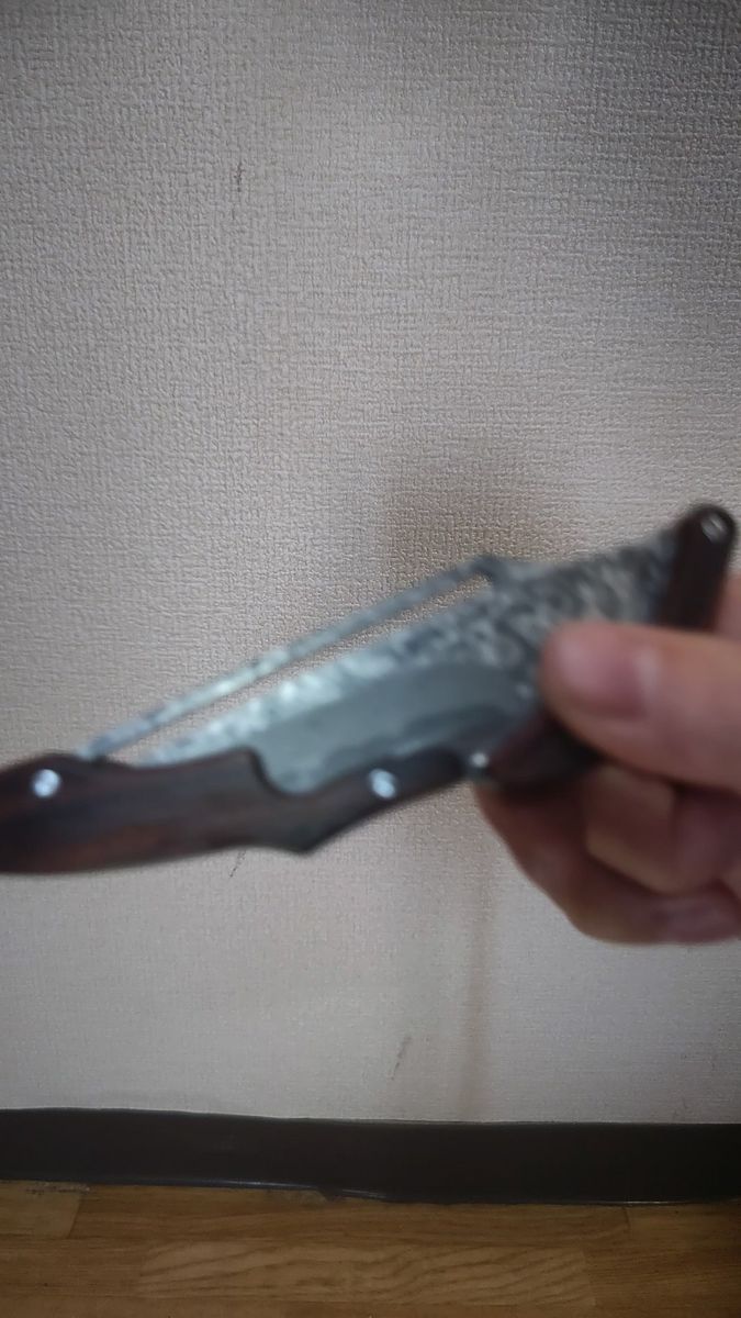 vg10鋼 ダマスカス 機械式 フォールディングナイフ