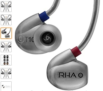 その他 RHA T10 HIGH END EARPHONES CANAL TYPE DYNAMIC DRIVER OFFICIAL PRODUCT UK DESIGN