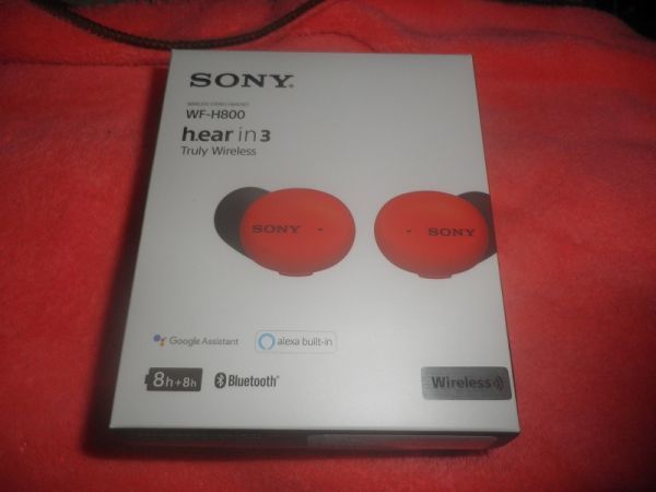 SONY TW EARPHONES WF-H800 HI-RES SOUNDS/MAX 8HRS PLAY/SMALL SONY TW EARPHONES WF-H800 HI-RES SOUNDS/MAX 8HRS PLAY/SMALL