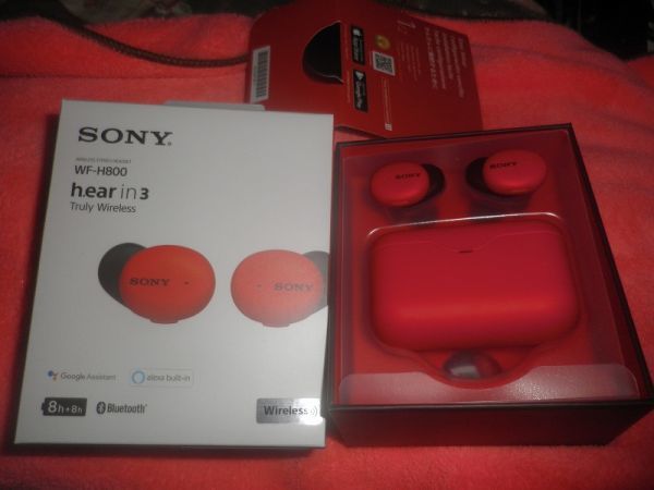 SONY TW EARPHONES WF-H800 HI-RES SOUNDS/MAX 8HRS PLAY/SMALL SONY TW EARPHONES WF-H800 HI-RES SOUNDS/MAX 8HRS PLAY/SMALL