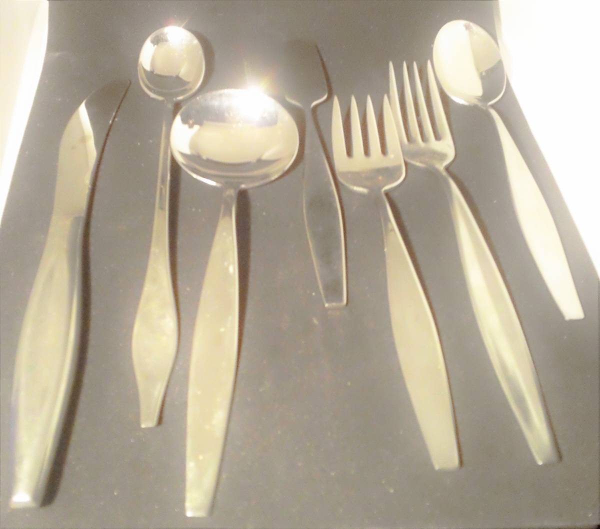 George Nelson Flatware in Leisure Pattern by Carvel Hall