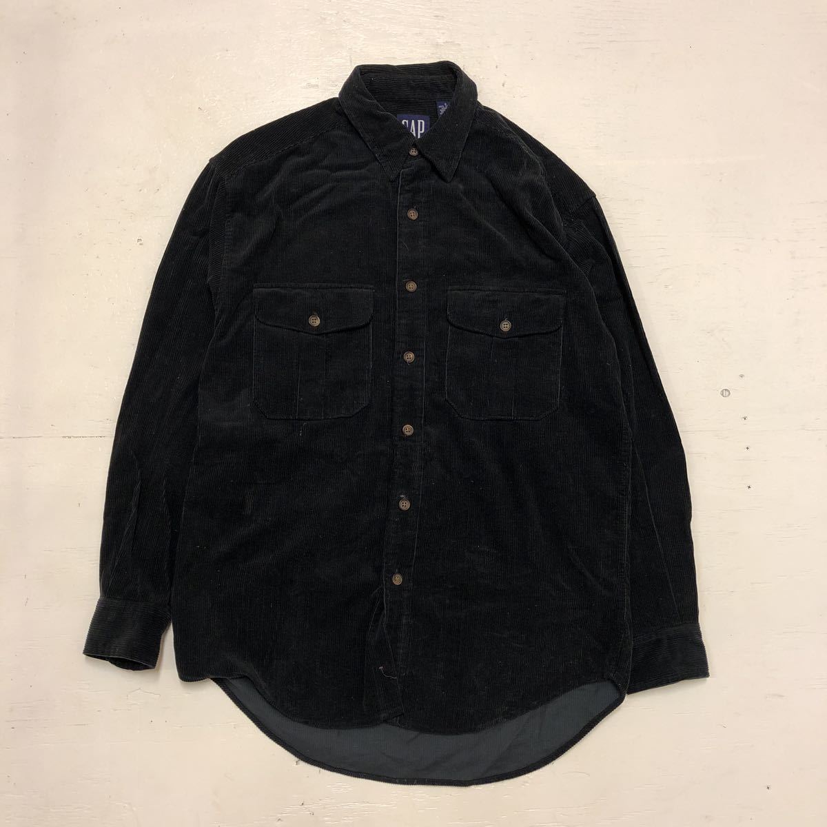 高評価! 90s ○ OLD ut-ai1001-001 S ブラック 長袖シャツ