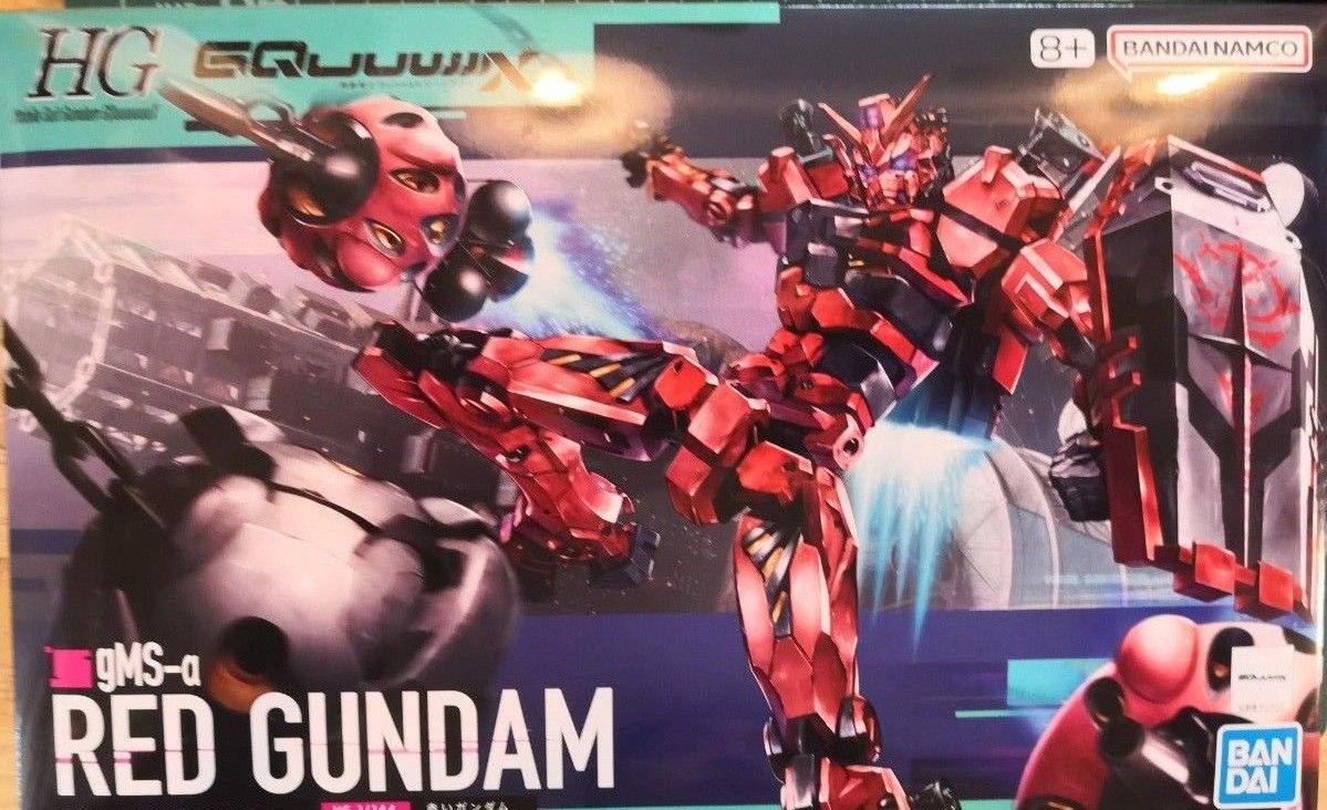 BANDAI HG 機動戦士Gundam GQuuuuuuX ジークアクス 赤いガンダム