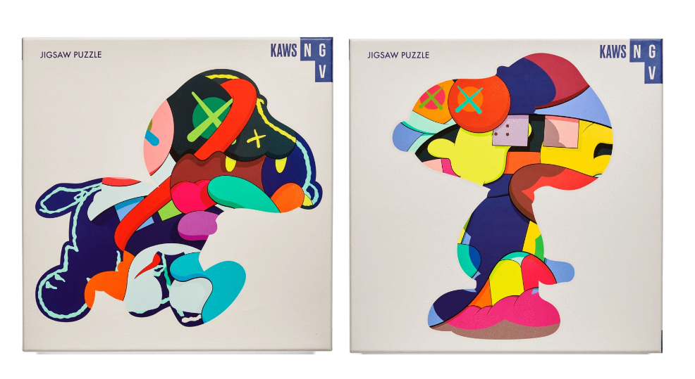 ヤフオク! - 2点 1000ピース ジグソーパズル NGV限定 KAWS...