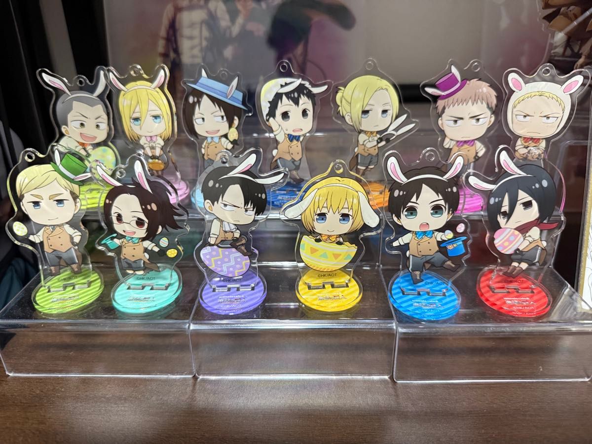 進撃の巨人 アニメイトカフェ イースター コンプ 13種 進撃の巨人 アニメイトカフェ イースター アクリルスタンド