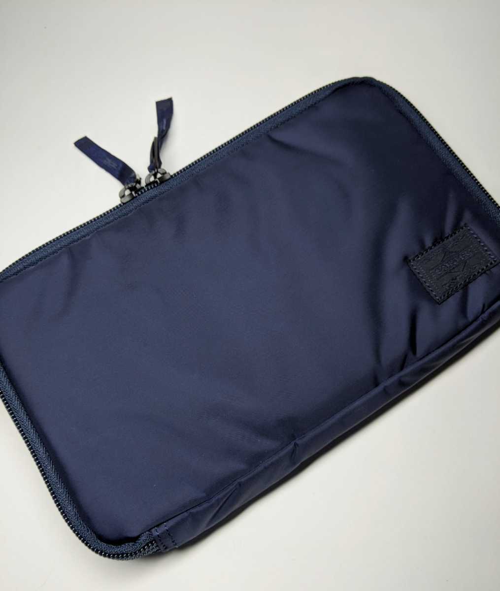 HEAD PORTER Headporter travel pouch wallet bag clutch bag master navy 