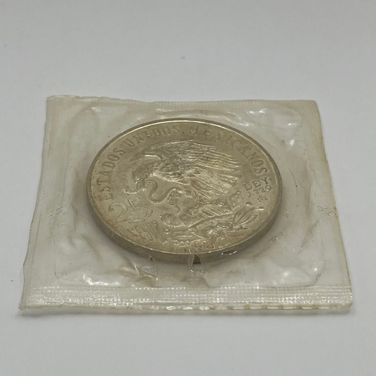 メキシコ造幣局発行 25ペソ 大型銀貨 1968年 メキシコ