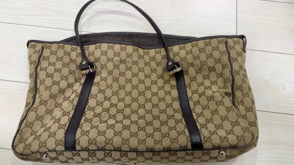 GUCCI トートバッグ GGキャンバス