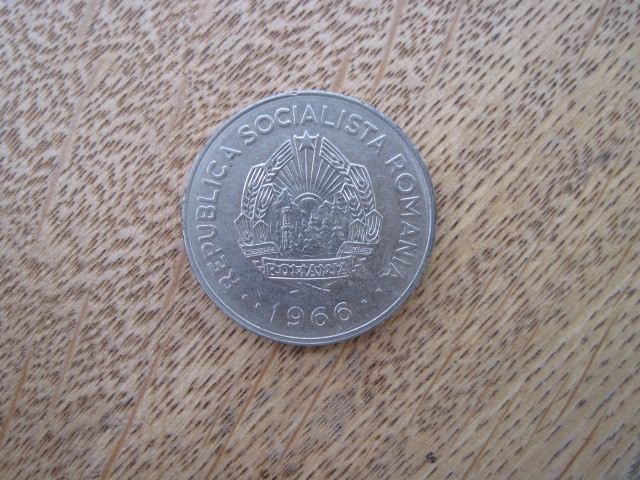 【硬貨】ルーマニア／1レイ コイン／1966年_画像2